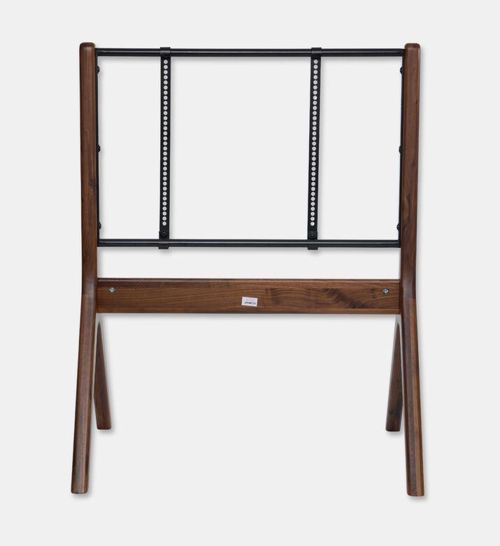 Home Deco and More Davis Wood Lacquered-finish Tv Stand, Walnut, Packshot View