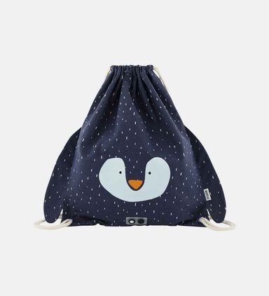 Mr. Penguin Drawstring Bag