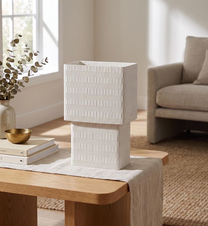 Versmissen Sleek Rectangular Table Lamp, Packshot View