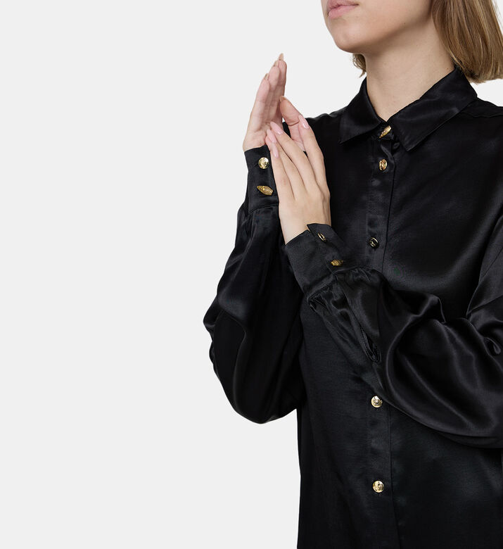 Silk Button-down Relaxed-fit Shirt