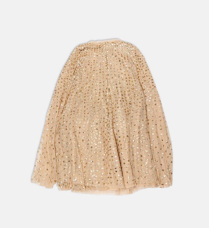 Raindrop Smocked Flared Dress