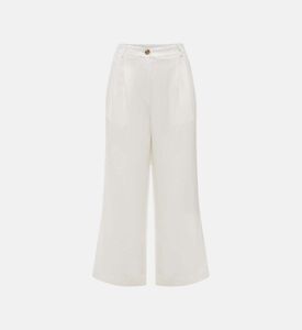 بنطال بوسيتانو واسع كتان تنسل