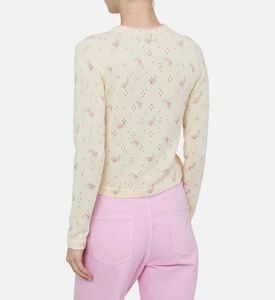 Embroidered-floral Pattern Cardigan Embroidered-floral Pattern Cardigan