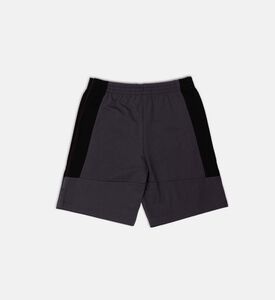 شورت قطن بتصميم مقسم بألوان