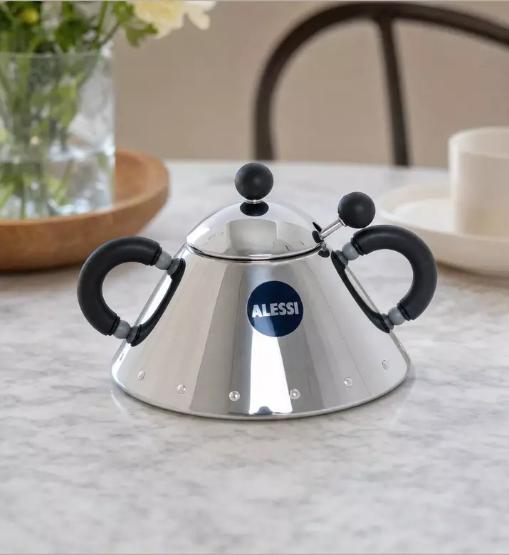 Alessi Sugar Bowl Spoon Set, Model View