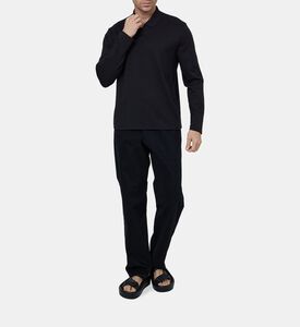 قميص بولو بأكمام طويلة