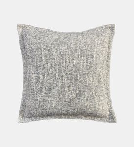 Home Deco and More Carpi Textured Square Cushion, Grey, Packshot View