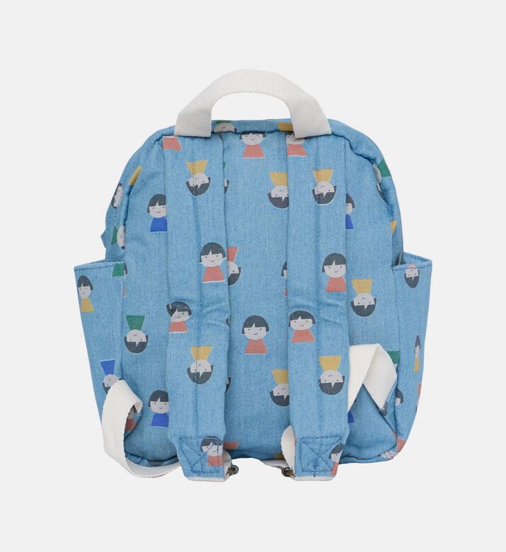 Bobo Choses All-over Face-print Zippered Backpack, Packshot View