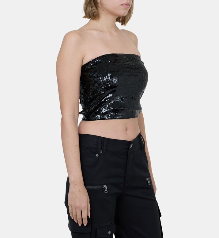 بلوزة فيفي قصيرة بترتر