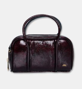 Momoni Mini Textured Leather Top-handle Bag, Packshot View