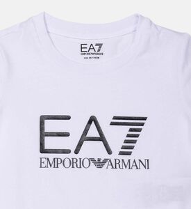 Cotton Round-neck Logo-print Top