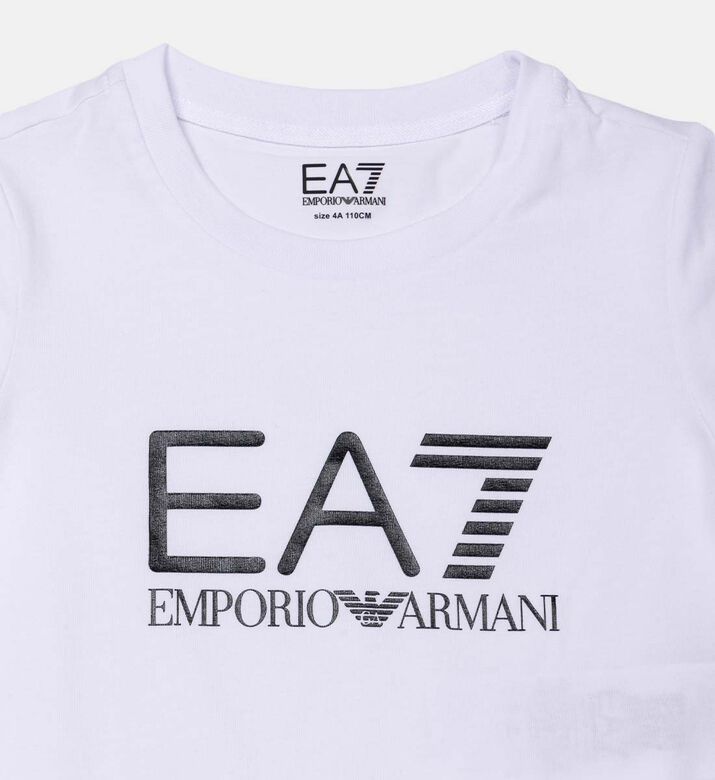 Cotton Round-neck Logo-print Top