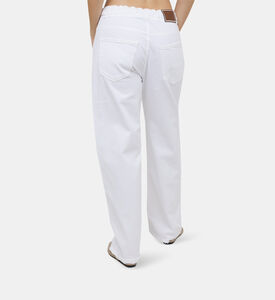 Denim Bull Fringed Trousers