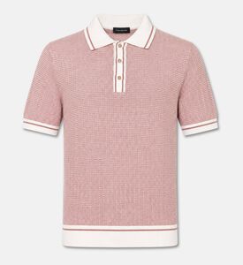 Tagliatore Short-sleeve Polo Shirt, Pink, 48, Packshot View