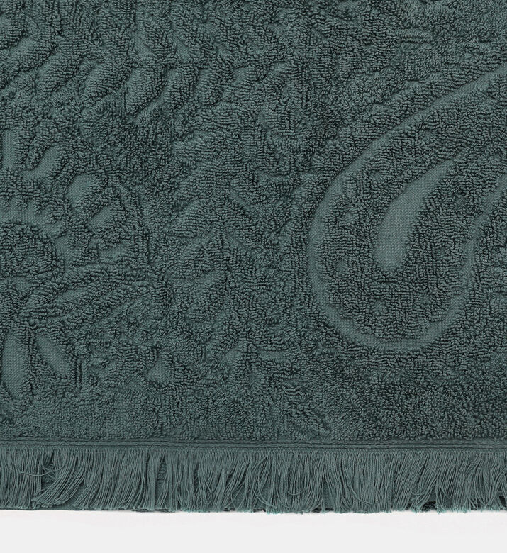 Fabric Embroidered Fringes Towel