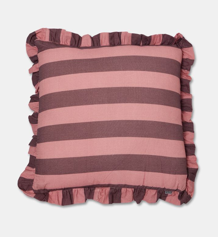 Home Deco and More Linea Decorative Cushion, Red, 50x50-cm, Packshot View