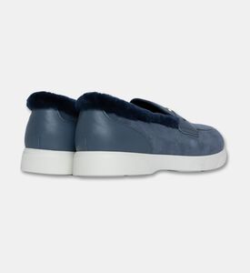 Baldinini Shoes Loafers Fur, Blue, Eu-36, Packshot View