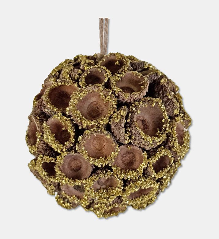 Shishi Ball Acorn Caps, Gold, 8-cm, Packshot View