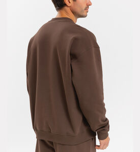 Diesel S-boxt-d Logo-patch Sweatshirt, Model View