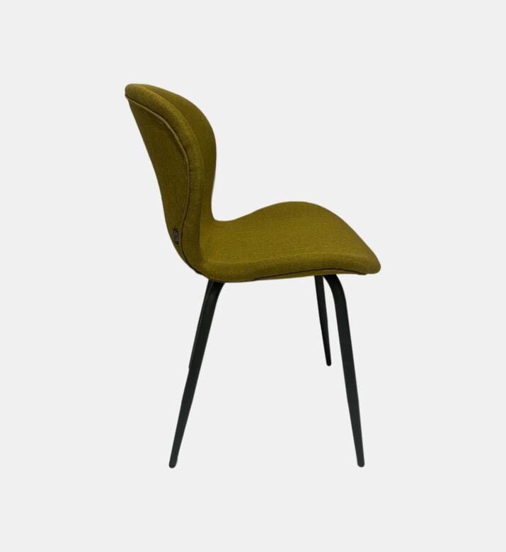 Home Deco and More Tong Dining Chair, Mustard, Packshot View Home Deco and More Tong Dining Chair, Mustard, Packshot View