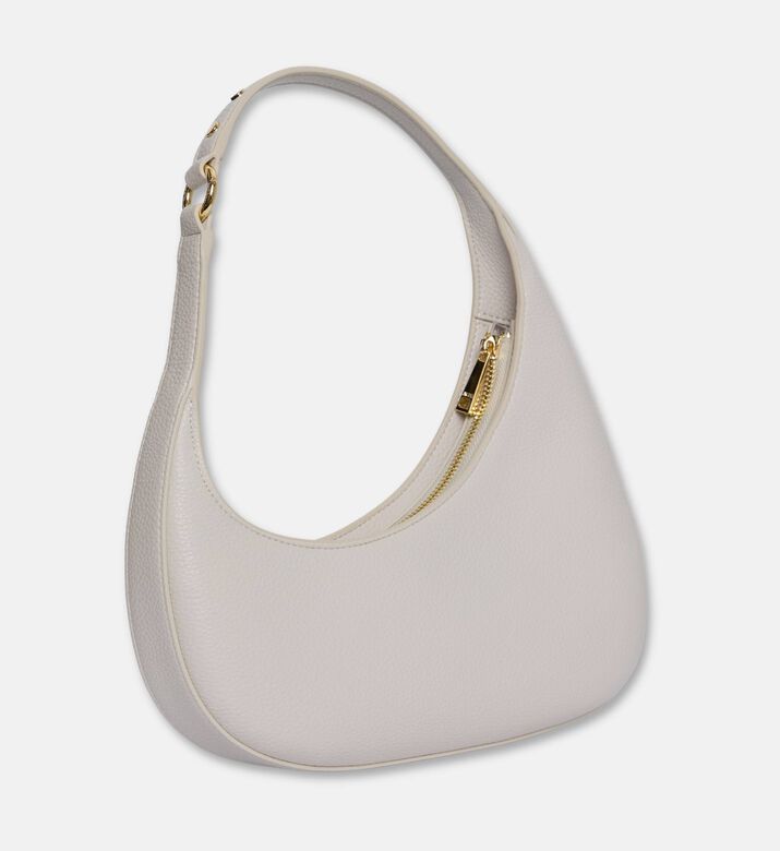 JW PEI Harlee Leather Shoulder Bag, White, Packshot View