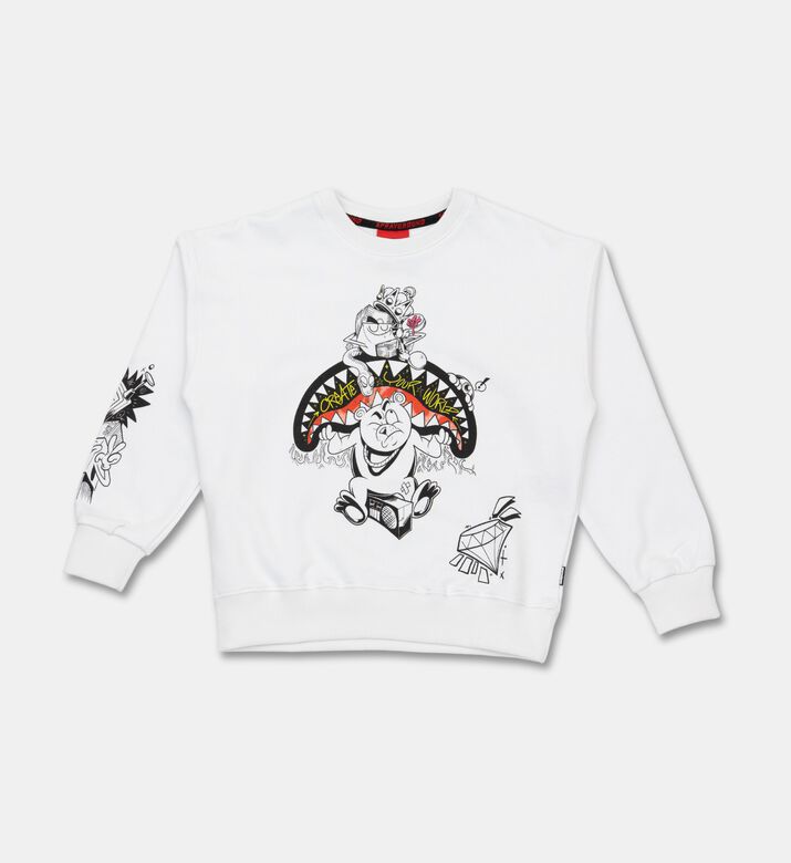 Sprayground Graphic Crewneck Sweatshirt, Packshot View
