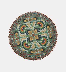 Home Deco and More Muno Embroidered Pouf 60x20 Cm, Packshot View