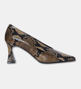 Albano Shoes Med Heel, Taupe, Eu-37, Packshot View