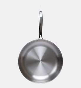 Mirror-finish Stainless Steel Skillet Mirror-finish Stainless Steel Skillet