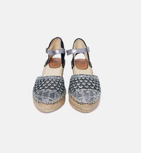 Textured Wedge Sandals