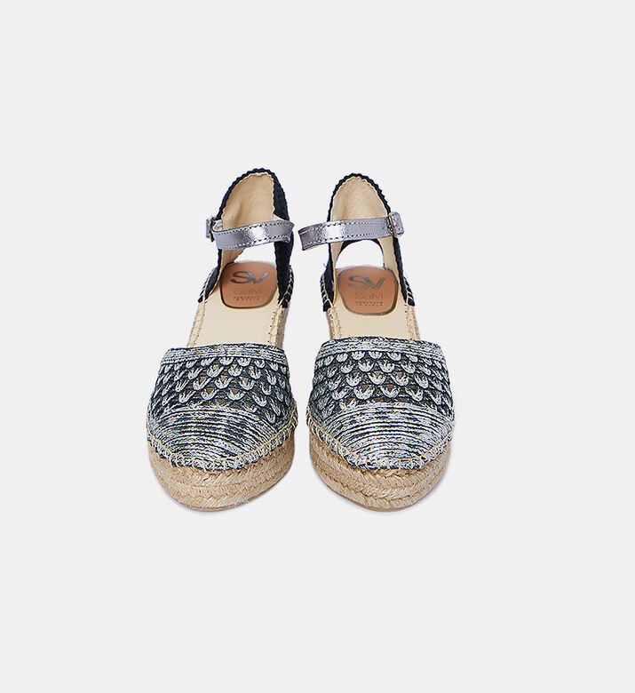 Textured Wedge Sandals