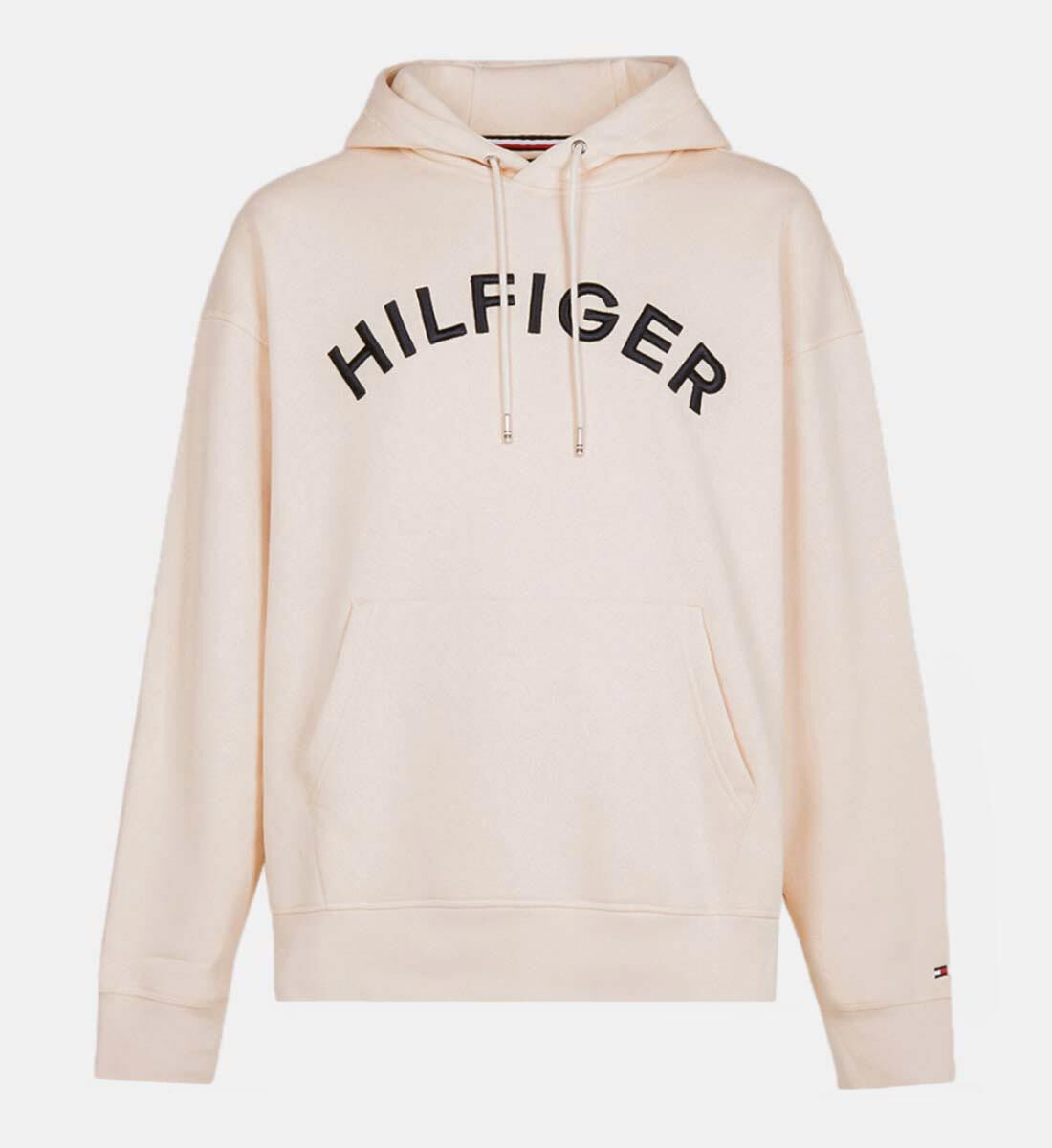 Tommy Hilfiger Organic Cotton Arched Logo Hoodie Hoodies