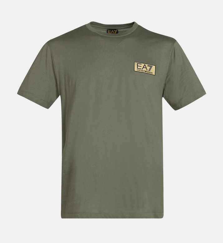 Cotton Logo-applique T-shirt