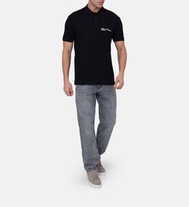 قميص بولو بطبعة شعار كلاسيكية