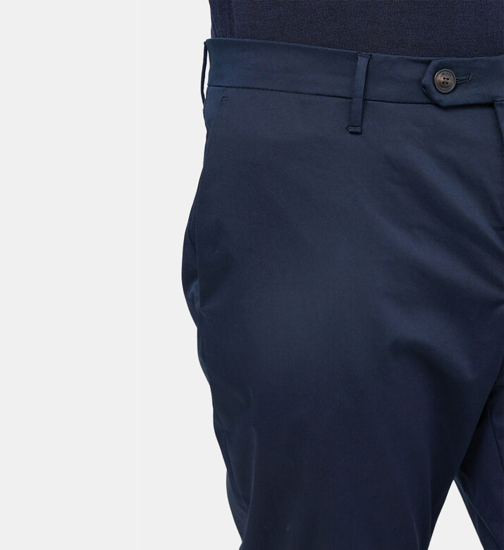 One-button Cotton Trousers One-button Cotton Trousers