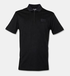 EA7 Short-sleeve Polo Shirt, Black, L, Packshot View