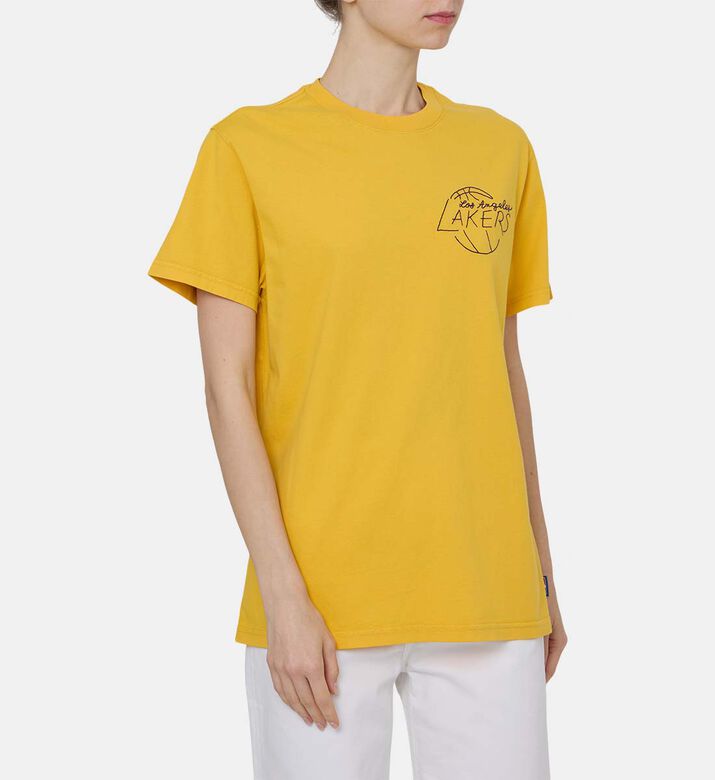Popincourt Los Angeles Lakers Double-needle Hem T-shirt