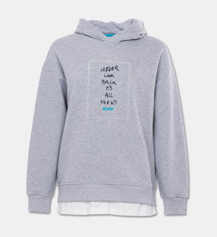 MSGM Cotton Graphic-print Hoodie, Packshot View