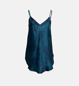 بلوزة بدون أكمام من الحرير المصبوغ من صوفي