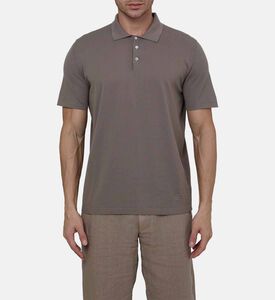 قميص بولو من قطن بيما بأزرار