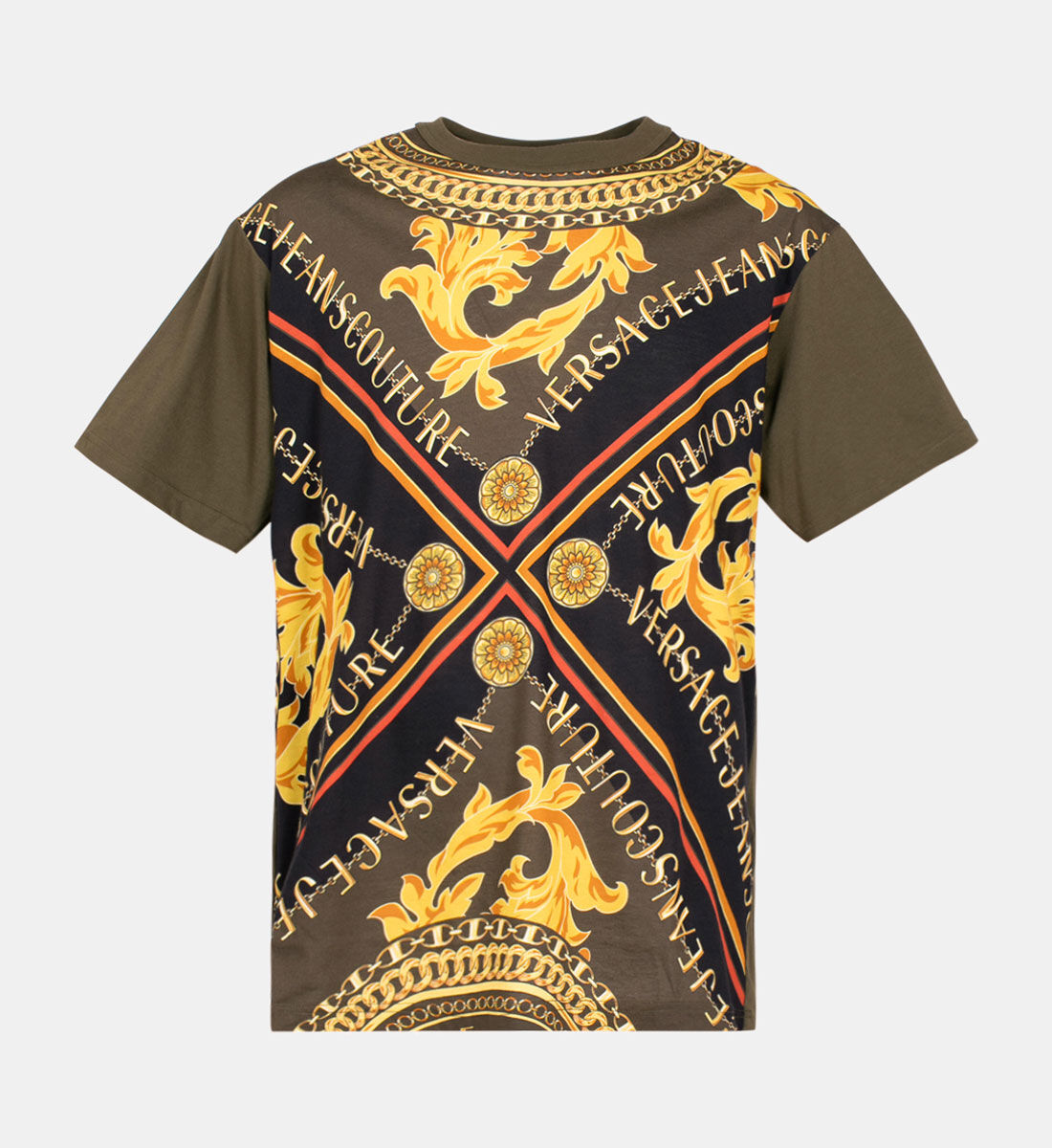 Versace jeans logo t hot sale shirt
