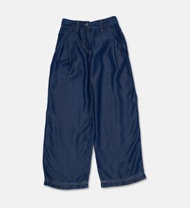 DKNY Button Closure Slip Pockets Denim Pants, Packshot View