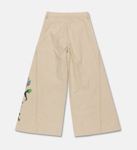 Marni Floral-print Button Closure Wide-leg Pants, Packshot View