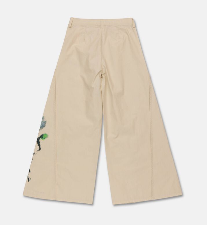 Marni Floral-print Button Closure Wide-leg Pants, Packshot View