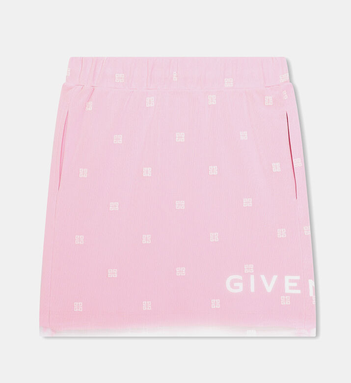 4g-pattern Mesh Skirt 4g-pattern Mesh Skirt