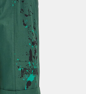 شورت بطبعة رذاذ للصبيان الصغار