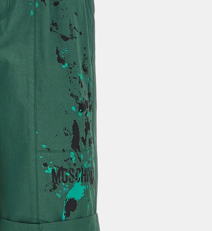 Junior Boy Splatter-print Shorts Junior Boy Splatter-print Shorts