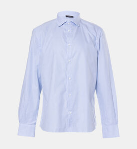 قميص قطن مخطط كلاسيكي