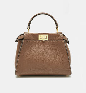 Fendi Preowned Fendi Brown Mini Peekaboo Top Handle Bag, Packshot View