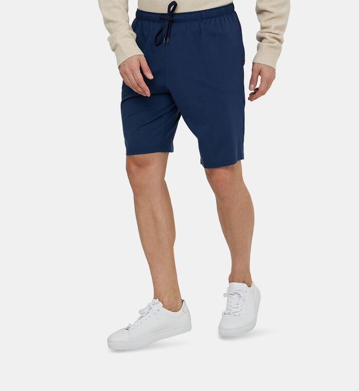 شورت قطن برباط على الخصر